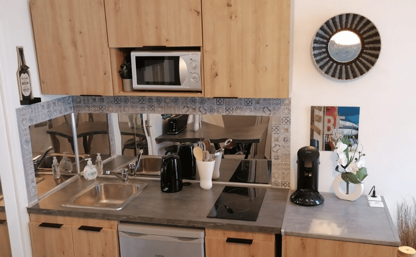 Studio Les reves bleus Cuisine 2